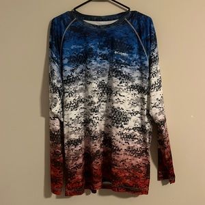 Columbia PFG Super Terminal Tackle Long Sleeve Athletic Fishing Shirt